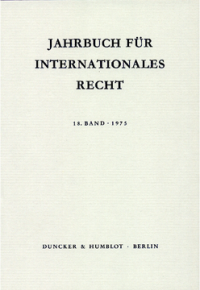 Jahrbuch für Internationales Recht