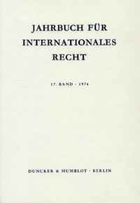 Jahrbuch für Internationales Recht