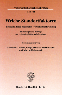Weiche Standortfaktoren Weiche Standortfaktoren