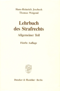Lehrbuch des Strafrechts