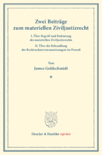 Zwei Beiträge zum materiellen Ziviljustizrecht