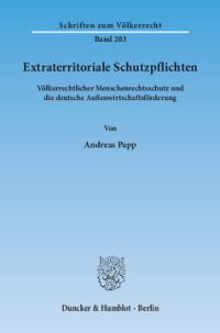 Extraterritoriale Schutzpflichten