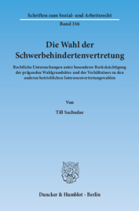Die Wahl der Schwerbehindertenvertretung