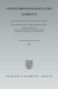 Literaturwissenschaftliches Jahrbuch