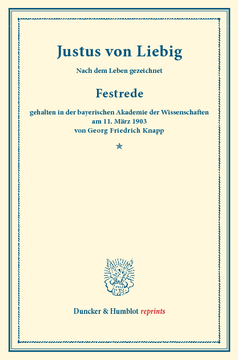 Justus von Liebig Justus von Liebig