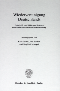 Wiedervereinigung Deutschlands