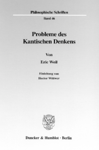 Probleme des Kantischen Denkens