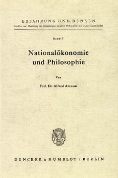 Nationalökonomie und Philosophie
