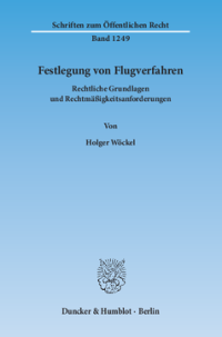 Festlegung von Flugverfahren