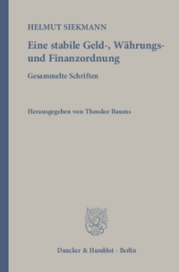 Eine stabile Geld-, Währungs- und Finanzordnung