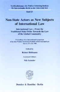 Non-State Actors as New Subjects of International Law