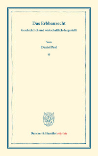 Das Erbbaurecht