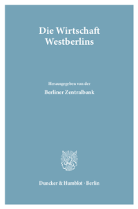 Die Wirtschaft Westberlins