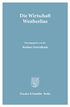 Die Wirtschaft Westberlins