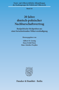 20 Jahre Deutsch-Polnischer Nachbarschaftsvertrag