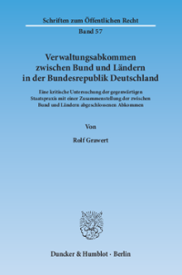 Verwaltungsabkommen zwischen Bund und Ländern in der Bundesrepublik Deutschland