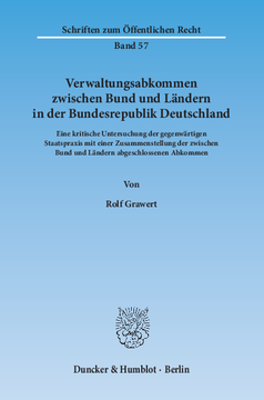 Verwaltungsabkommen zwischen Bund und Ländern in der Bundesrepublik Deutschland