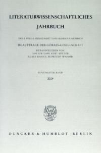 Literaturwissenschaftliches Jahrbuch