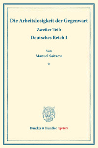 Die Arbeitslosigkeit der Gegenwart