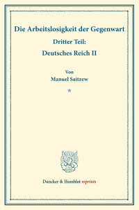 Die Arbeitslosigkeit der Gegenwart