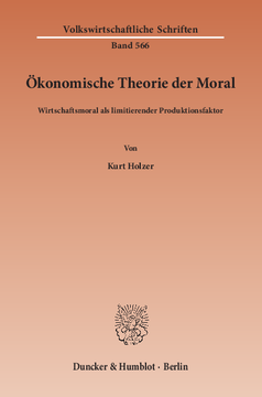 Ökonomische Theorie der Moral