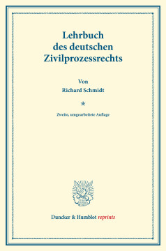 Lehrbuch des deutschen Zivilprozessrechts