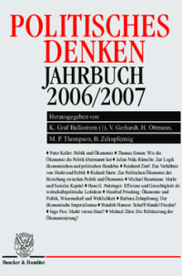 Politisches Denken. Jahrbuch 2006/2007
