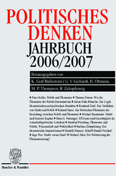 Politisches Denken. Jahrbuch 2006/2007