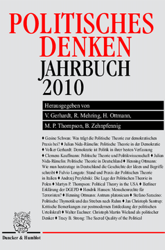 Politisches Denken. Jahrbuch 2010