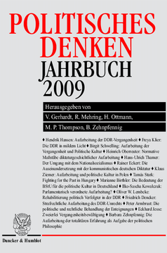 Politisches Denken. Jahrbuch 2009