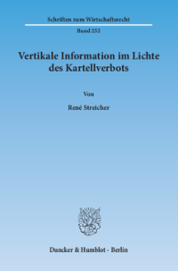 Vertikale Information im Lichte des Kartellverbots