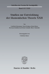 Ideen, Methoden und Entwicklungen der Geschichte des ökonomischen Denkens