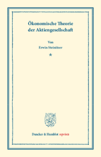 Ökonomische Theorie der Aktiengesellschaft