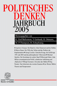 Politisches Denken. Jahrbuch 2005