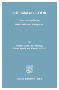 Schlußbilanz – DDR