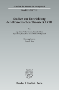 Die Ökonomik im Spannungsfeld zwischen Natur- und Geisteswissenschaften