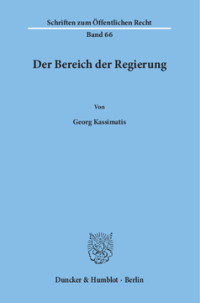 Der Bereich der Regierung