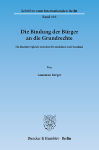 Die Bindung der Bürger an die Grundrechte