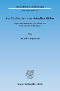 Zur Strafbarkeit von virtuellen Sit-Ins