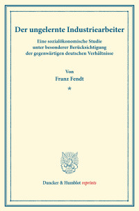 Der ungelernte Industriearbeiter
