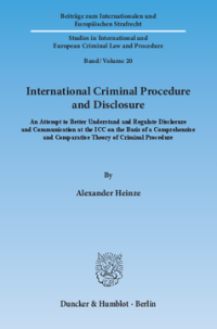 International Criminal Procedure and Disclosure