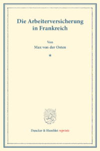Die Arbeiterversicherung in Frankreich