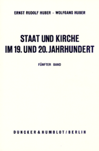 Staat und Kirche im 19. und 20. Jahrhundert