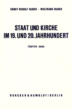 Staat und Kirche im 19. und 20. Jahrhundert Staat und Kirche im 19. und 20. Jahrhundert