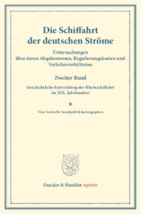 Die Schiffahrt der deutschen Ströme