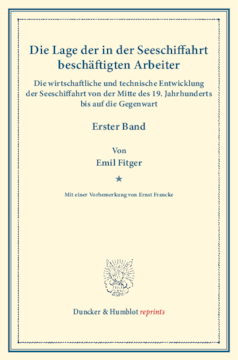 Die wirtschaftliche und technische Entwicklung der Seeschiffahrt von der Mitte des 19. Jahrhunderts bis auf die Gegenwart Die wirtschaftliche und technische Entwicklung der Seeschiffahrt von der Mitte des 19. Jahrhunderts bis auf die Gegenwart