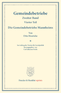 Die Gemeindebetriebe Mannheims