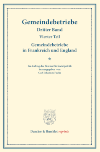 Gemeindebetriebe in Frankreich und England
