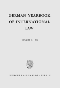 German Yearbook of International Law / Jahrbuch für Internationales Recht