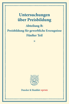 Die Preisentwicklung in der Steinkohlengasindustrie Die Preisentwicklung in der Steinkohlengasindustrie